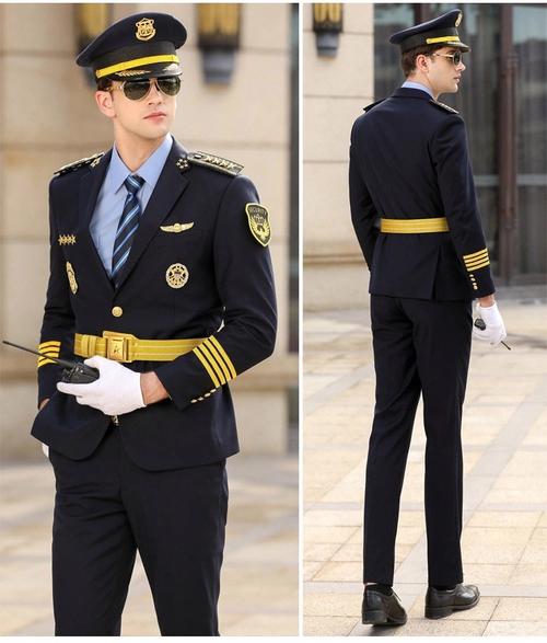 【厂家工作服定制特训服安监制服春秋物业保安服定制现货批发工厂直销